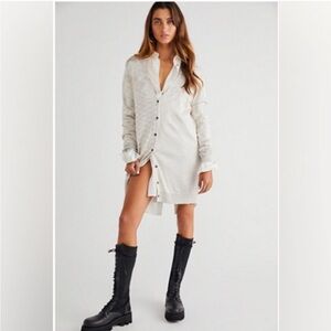 NWOT!! Free People Into The Night Tunic / Color: Warm Sugar Combo / Size: XS